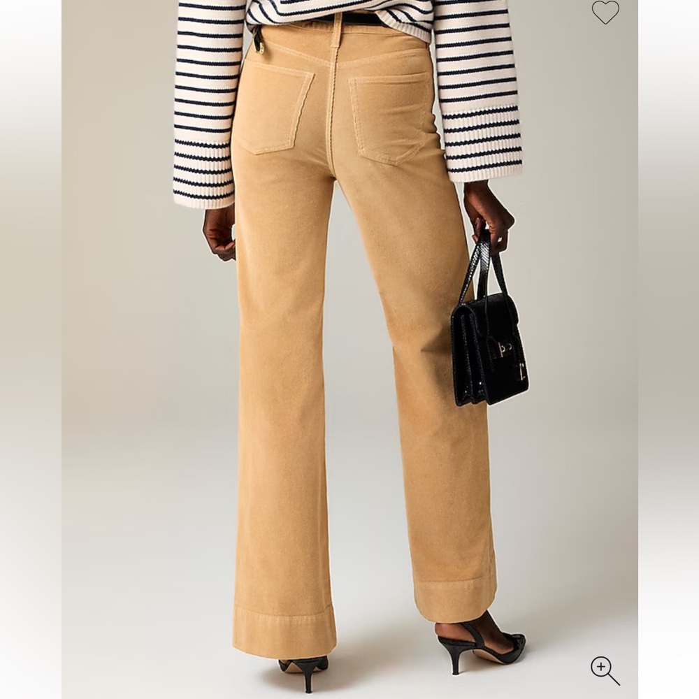 Wide-leg corduroy trouser